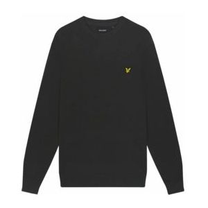 Trui Lyle & Scott Men Cotton Crew Neck Jumper Gunmetal-XL