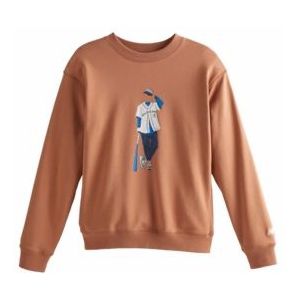 Trui New Balance Men Athletics Sport Style Crew Walnut-L