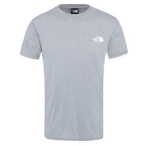 T-Shirt The North Face Men Reaxion Red Box Mid Grey Heather-XL