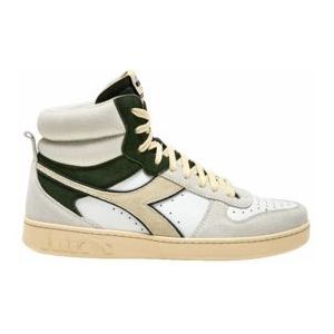 Diadora Men Magic Basket Mid Suede White Kombu Green-Schoenmaat 43