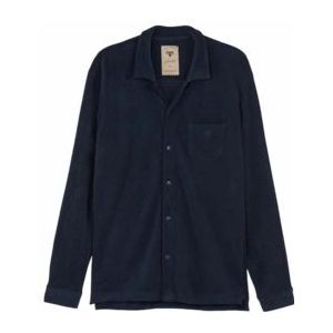 Shirt OAS Men Navy Terry Camisa-XXL