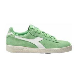 Diadora Unisex Game L Low Suede Waxed White Pistachio Green-Schoenmaat 41