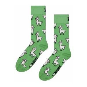 Happy Socks Unisex Llama Green-Schoenmaat 36