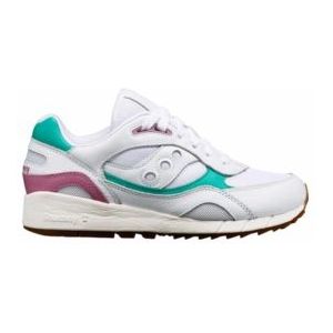 Saucony - Shadow 6000 - Sneakers - Wit/Aqua - Leer/Suède
