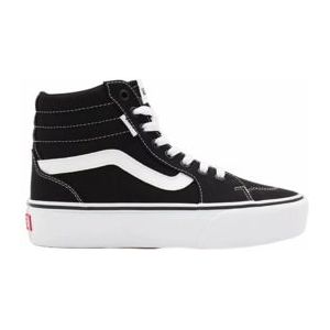 Vans Women Filmore Hi Platform Canvas Black White-Schoenmaat 38,5