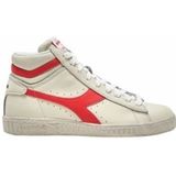 Diadora Women Game L High Fluo Waxed Super White Hot Coral-Schoenmaat 38