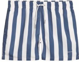 Zwembroek GANT Men Block Stripe Swim Shorts Dusty Navy 25-XXL