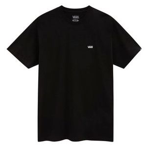 T-Shirt Vans Men Left Chest Logo Tee Black White-XS