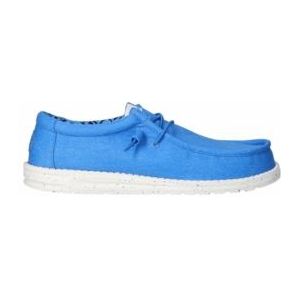 Instapper HEYDUDE Men Wally Canvas Blue-Schoenmaat 43