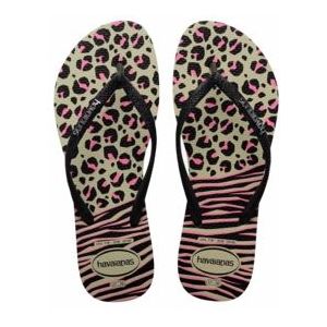 Slipper Havaianas Women Slim Animals Mix Black/Grey-Schoenmaat 35 - 36