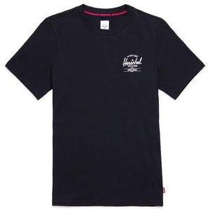 T-Shirt Herschel Supply Co. Women Tee Classic Logo Black White-S