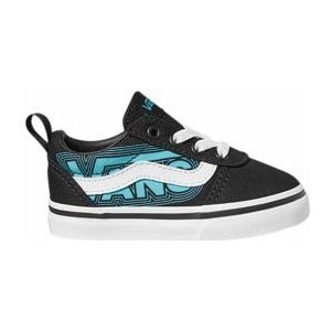 Vans Toddler Ward Slip-On Glow Neon Blue Black-Schoenmaat 26