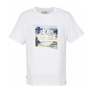 T-Shirt Timberland Men SS Coast Graphic Tee White-M