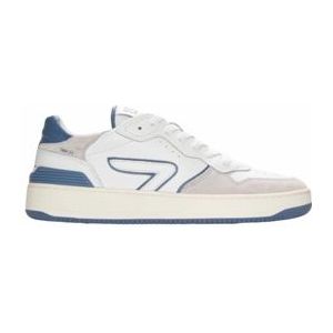 HUB Men Smash L68 White Elemental Blue Ivory-Schoenmaat 41