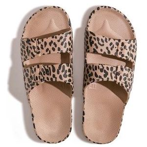 Slipper Freedom Moses Unisex Fancy Leo Camel-Schoenmaat 44 - 45