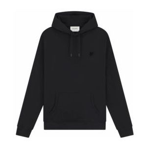 Hoodie Lyle & Scott Men Tonal Eagle Jet Black-XL