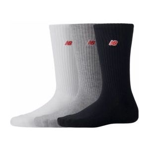 Socks New Balance Unisex NB Patch Logo Crew White Multi (3 Pack)-Schoenmaat 35 - 38