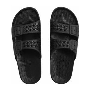 Freedom Moses - Paz Paz - Slipper - Zwart - 100% PCU - Vegan Materiaal