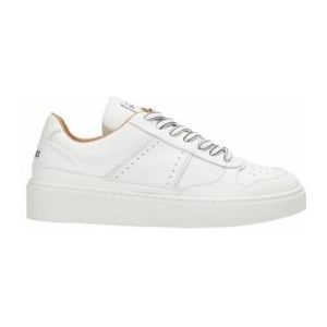 Shabbies Amsterdam - Bossa Base - Sneaker - Wit - Leer