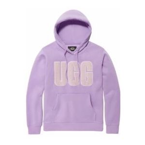 Hoodie UGG Women Rey Uggfluff Logo Purple Jade-S