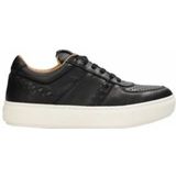 Shabbies Amsterdam Women Ragy Sneaker Low Black-Schoenmaat 39