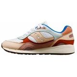 Saucony - Shadow 6000 - Sneakers - White/Multi - Leer en Suède