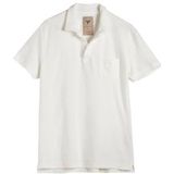 Polo OAS Men Solid White Terry Shirt-XS