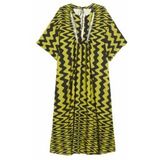 OAS - Wiggle Tangelo Viscose - Strandjurk - Multi