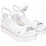 NeroGiardini E513510D - Slippers - Bianco - Leer