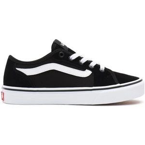 Vans Women Filmore Decon Suede Canvas Black White-Schoenmaat 38,5