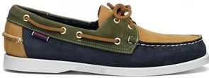 Sebago Men Portland Spinnaker Nbk Nbk Blue Navy Beige Camel Green Musk-Schoenmaat 41