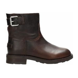 Shabbies Amsterdam Women Alyd Ankle Boot Dark Brown-Schoenmaat 38