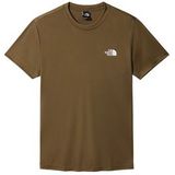 T-Shirt The North Face Men Reaxion Red Box Military Olive-M