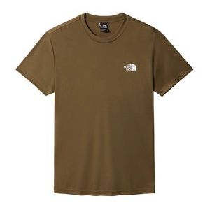 T-Shirt The North Face Men Reaxion Red Box Military Olive-M