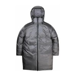 Winterjas RAINS Unisex Kevo Long Puffer Jacket Grey-XL