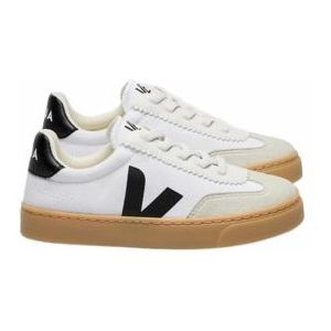 Veja Kids Small Volley Canvas White Black