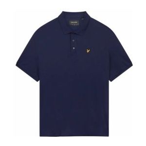 Polo Lyle & Scott Men Plain Shirt Navy-M