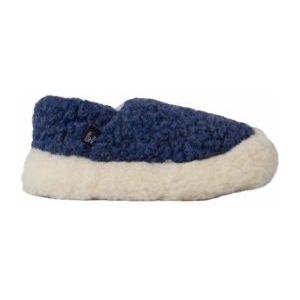 Pantoffel Rue de Wool Unisex The Nordic V2 Navy Blue Natural-Schoenmaat 40 - 41