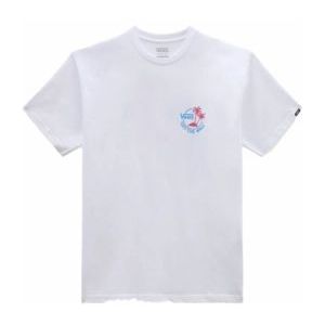 T-Shirt Vans Men Classic Mini Dual Palm II Ss White/Malibu Blue-M