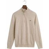 Trui GANT Men Classic Cotton Half Zip Light Beige Melange 25-M