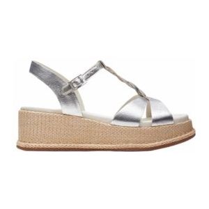 Sandalettes Clarks Women Kimmei Twist Silver Leather-Schoenmaat 41