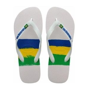 Slipper Havaianas Unisex Brasil Tech White-Schoenmaat 43 - 44