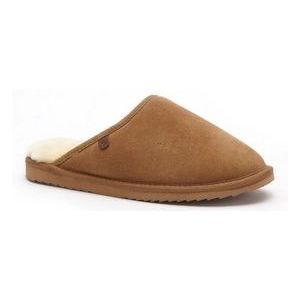 Pantoffel Warmbat Classic Unisex Suede Cognac-Schoenmaat 43