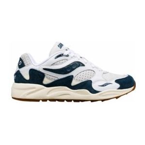 Saucony Men Grid Shadow 2 White/Navy-Schoenmaat 41