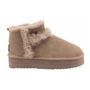 Boots Warmbat Women Durack Suede Double Faced Plateau Wool Moss-Schoenmaat 40