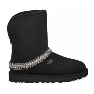 UGG Women Classic Short Crescent Black-Schoenmaat 38