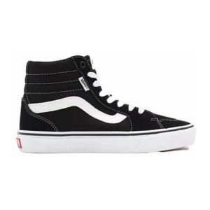 Vans Women Filmore Hi Suede Canvas Black White-Schoenmaat 36