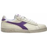 Diadora Women Game L Low Waxed White Violet Berry