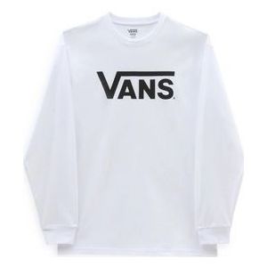 T-Shirt Vans Mens Classic Vans LS White Black-M