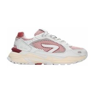 HUB Women Slam L24 Dusty Red White Lt Beige-Schoenmaat 40